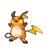 Battler sprite for Raichu