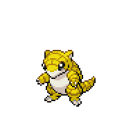 Battler sprite for Sandshrew