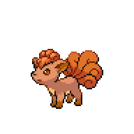 Battler sprite for Vulpix