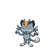Battler sprite for Meowth