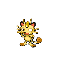 Battler sprite for Meowth