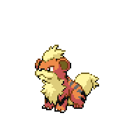 Battler sprite for Growlithe