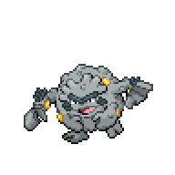Battler sprite for Graveler