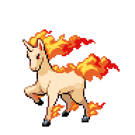 Battler sprite for Rapidash