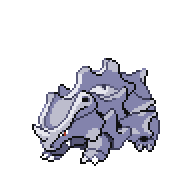 Battler sprite for Rhyhorn