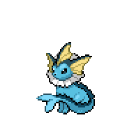 Battler sprite for Vaporeon