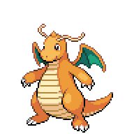 Battler sprite for Dragonite