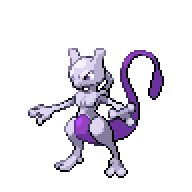 Battler sprite for Mewtwo