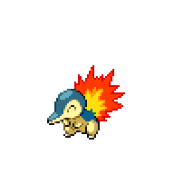 Battler sprite for Cyndaquil