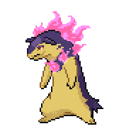Battler sprite for Typhlosion
