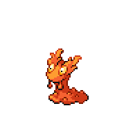 Battler sprite for Slugma