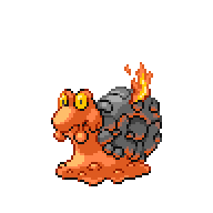 Battler sprite for Magcargo