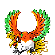 Battler sprite for Ho-Oh