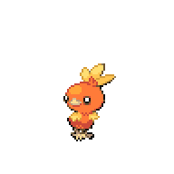 Battler sprite for Torchic
