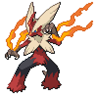 Battler sprite for Blaziken