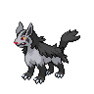 Battler sprite for Mightyena