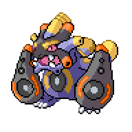 Battler sprite for Exploud