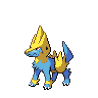 Battler sprite for Manectric