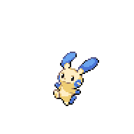 Battler sprite for Minun