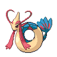 Battler sprite for Milotic