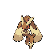 Battler sprite for Lopunny