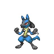 Battler sprite for Lucario