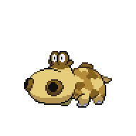 Battler sprite for Hippopotas