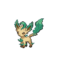 Battler sprite for Leafeon