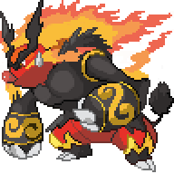 Battler sprite for Emboar