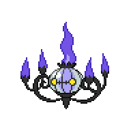 Battler sprite for Chandelure