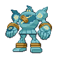 Battler sprite for Golurk
