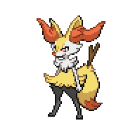 Battler sprite for Braixen