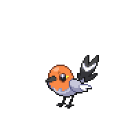 Battler sprite for Fletchling