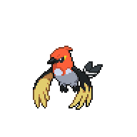 Battler sprite for Fletchinder