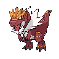 Battler sprite for Tyrantrum