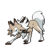 Battler sprite for Lycanroc