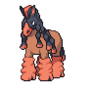 Battler sprite for Mudsdale