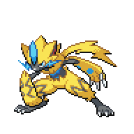 Battler sprite for Zeraora