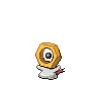 Battler sprite for Meltan