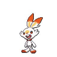 Battler sprite for Scorbunny