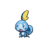 Battler sprite for Sobble