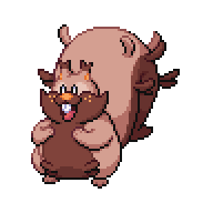 Battler sprite for Greedent