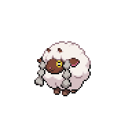 Battler sprite for Wooloo