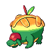 Battler sprite for Appletun