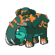 Battler sprite for Copperajah