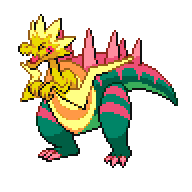 Battler sprite for Dracozolt
