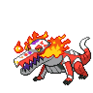 Battler sprite for Skeledirge