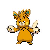 Battler sprite for Pawmot